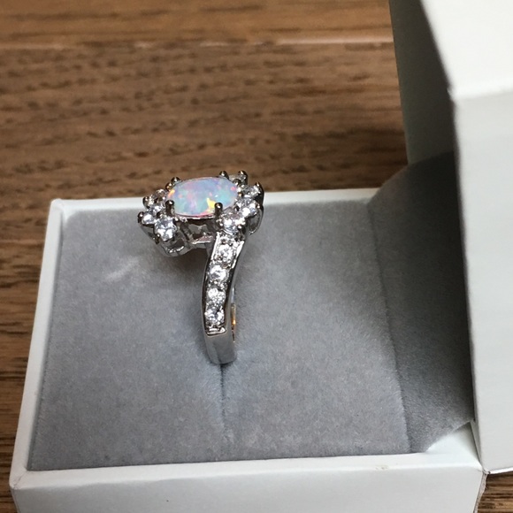 925 sterling silver engagement wedding ring - Picture 4 of 7